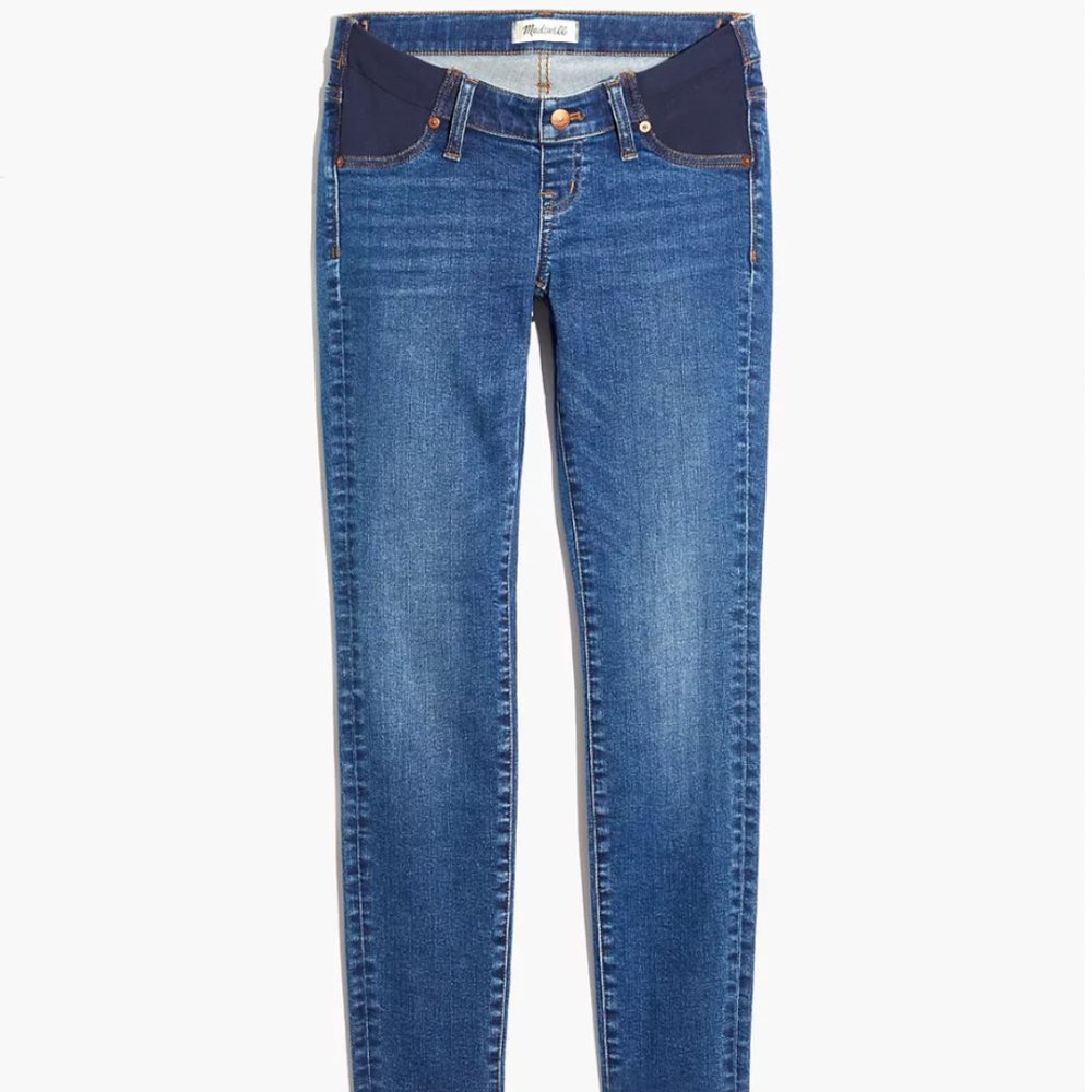 Madewell modern skinny maternity jean